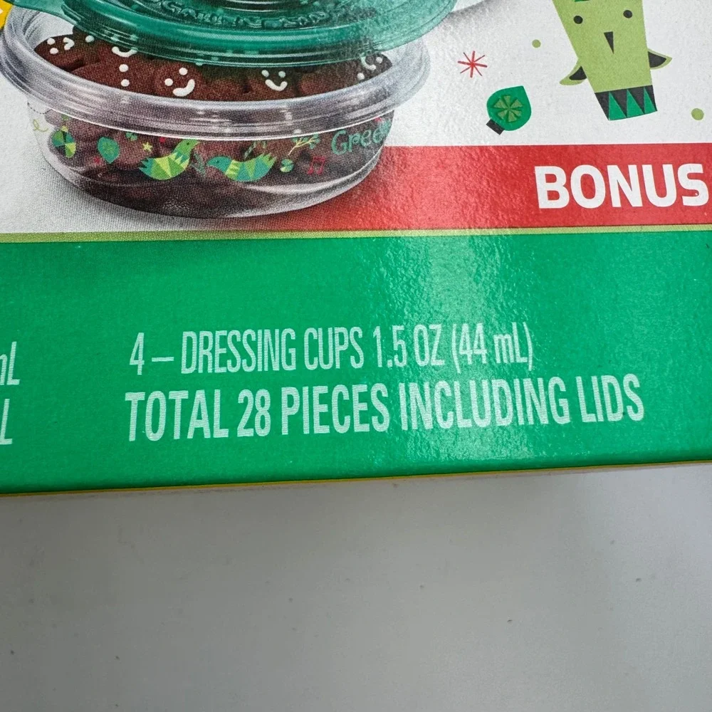 Glad MatchWare Food Storage Containers 28pc Multicolor Seasonal‎ Holiday